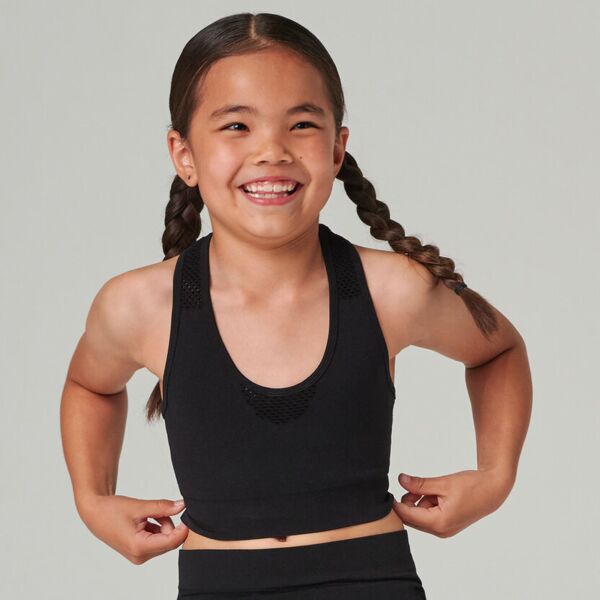 Kids seamless crop top Thumbnail