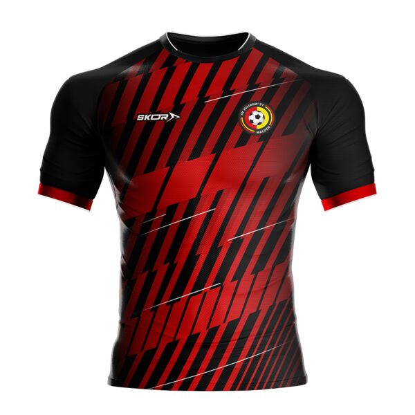 Trainingsshirt Juliana'31 zwart/rood Thumbnail